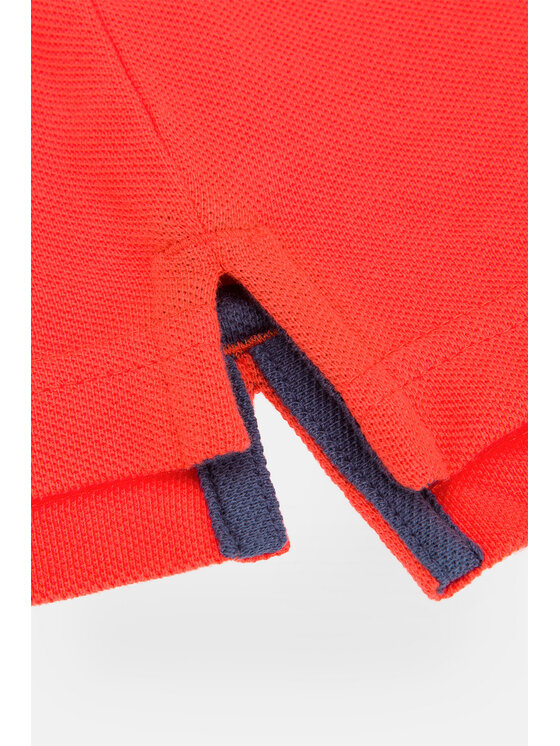 Lancerto Lancerto Polo Dominic Pomarańczowy Regular Fit