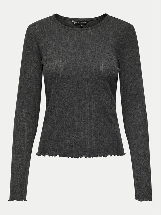 ONLY ONLY Μπλουζάκι Carlotta 15291987 Γκρι Regular Fit