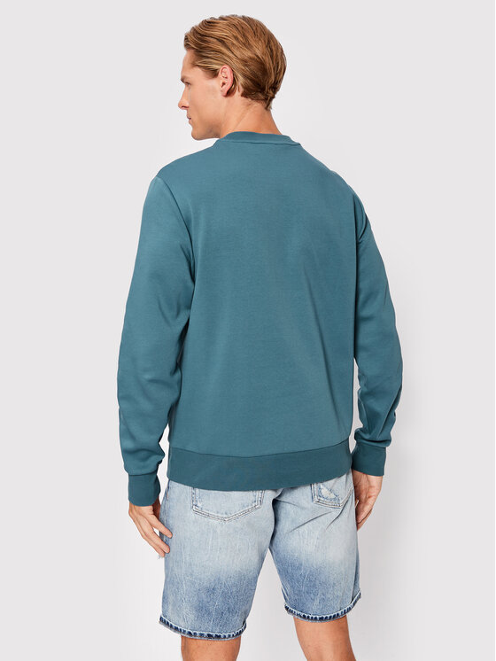 Felpa Micro Logo K10K109926 Blu Regular Fit