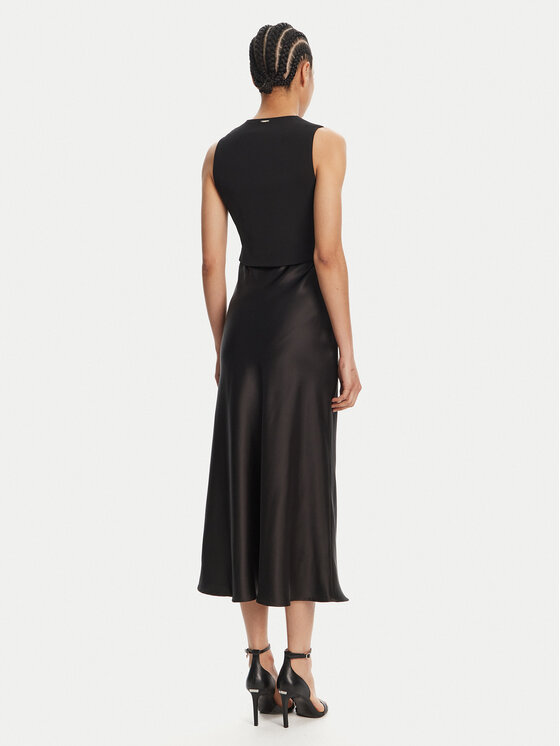 Liu Jo Liu Jo Rochie cocktail WA5271 TS896 Negru Regular Fit
