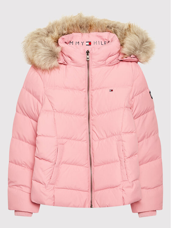 Tommy Hilfiger Giubbotto piumino Essential Down KG0KG05980 D Rosa Regular  Fit • Modivo.it