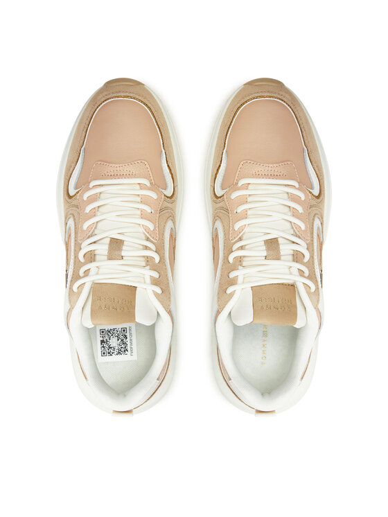Tommy Hilfiger Tommy Hilfiger Сникърси Chunky Fashion Runner FW0FW08129 Розов