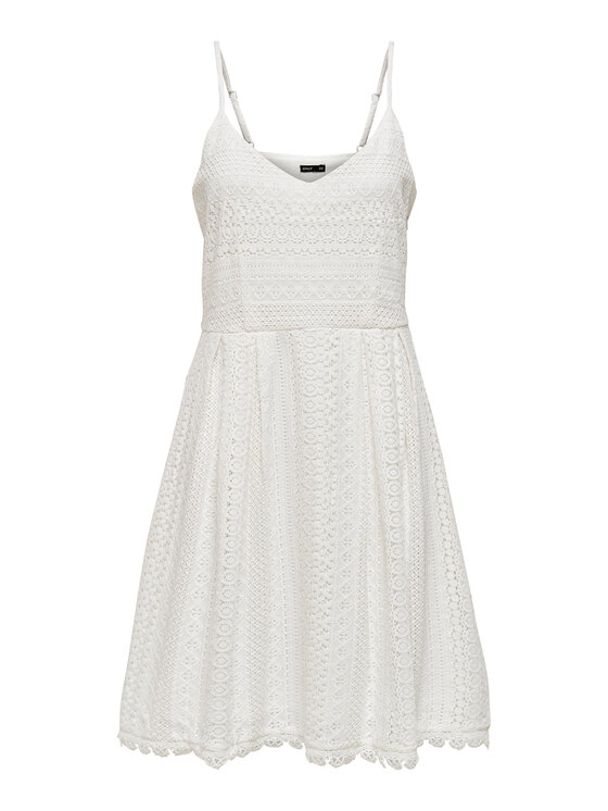 ONLY ONLY Igapäevane kleit 15204799 Valge Regular Fit