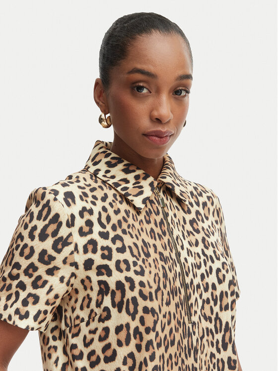 LOLA CASADEMUNT LOLA CASADEMUNT Φόρεμα καθημερινό LS2616134 Καφέ Loose Fit