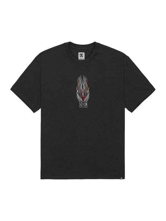DC Shoes DC Shoes T-Shirt Burn Out EDYZT04356 Czarny Regular Fit