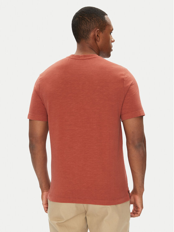 United Colors Of Benetton United Colors Of Benetton T-shirt 36JGU105U Tamnocrvena Relaxed Fit