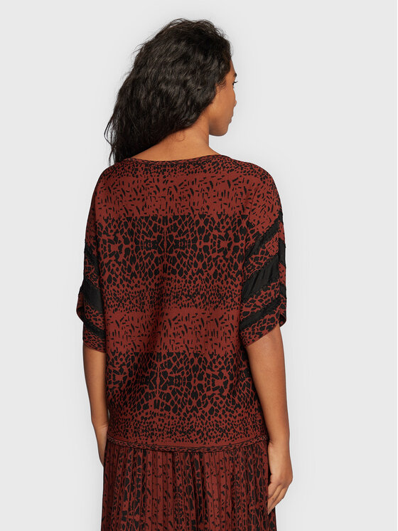 Joseph Ribkoff Joseph Ribkoff Pulover 223959 Rjava Relaxed Fit