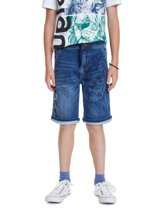 Pantaloncini di jeans Sanz 20SBDD05 Blu scuro