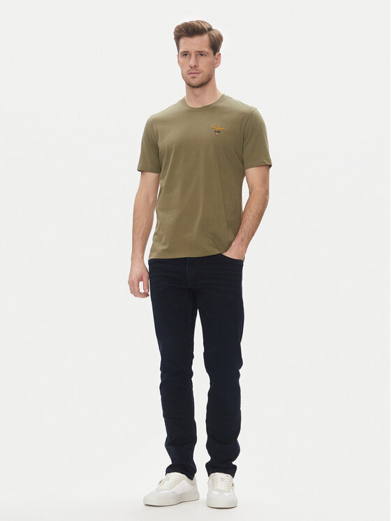 Aeronautica Militare Aeronautica Militare Футболка 251TS1580J372 Хакі Regular Fit