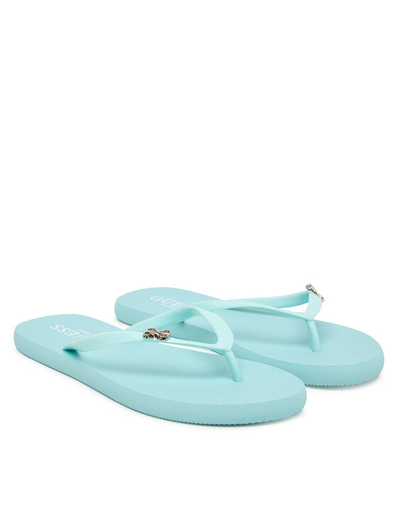 Guess Guess Šlepetės per pirštą E6GZ14 BB00F Turkio