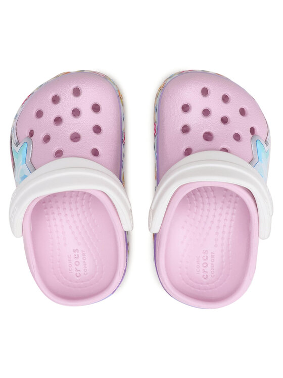 Crocs Crocs Klapki Flstarbandclog K 207075 Różowy
