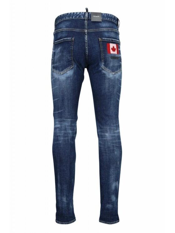 Dsquared2 Dsquared2 Jeansy S74LB1336 S30664/470 Modrá Tight Fit