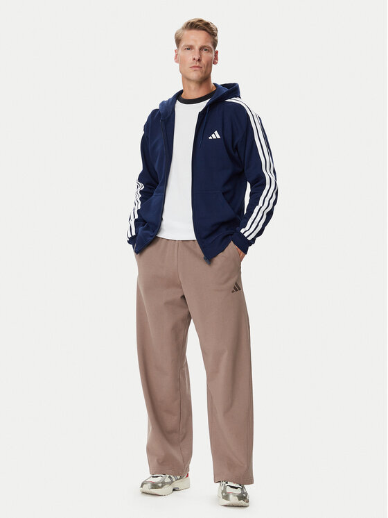 adidas adidas Bluza Essentials 3-Stripes French Terry KY4176 Niebieski Regular Fit