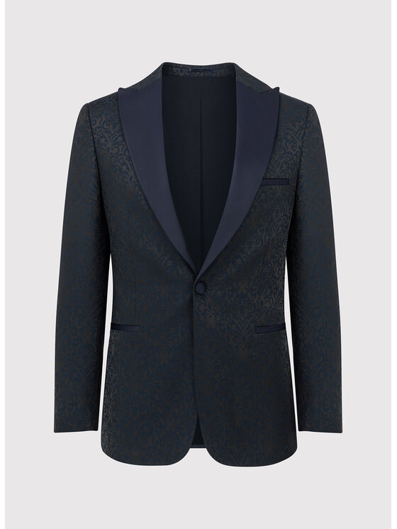 Pako Lorente Pako Lorente Marynarka P24SF-3S-003 Granatowy Slim Fit