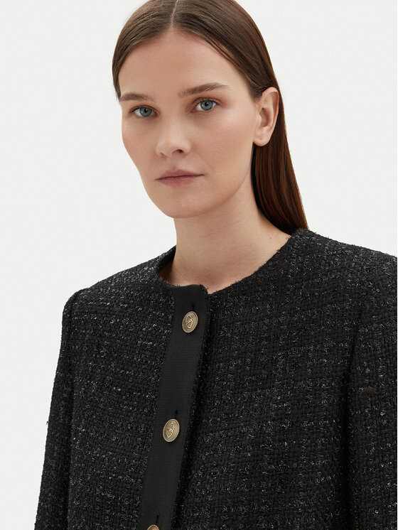 Motivi Motivi Sako Q607Q000741N Čierna Regular Fit