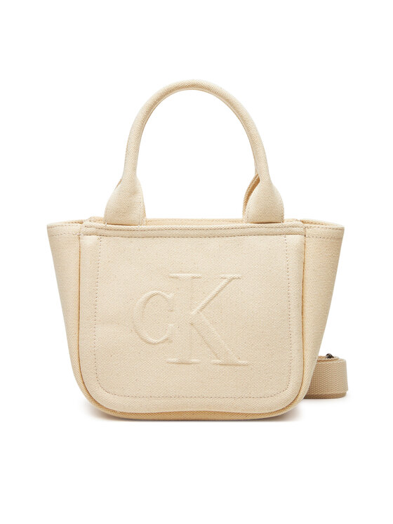 Calvin Klein Jeans Calvin Klein Jeans Geantă Summer Canvas Mini Tote LV04K3160G Bej