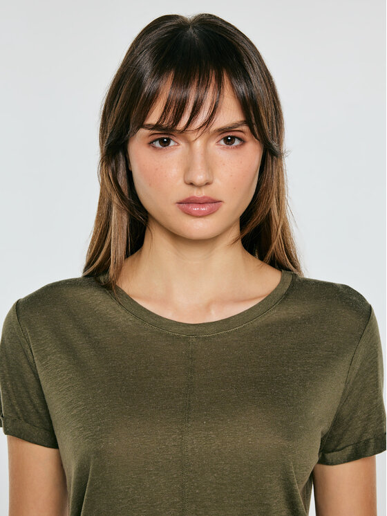 BIG STAR BIG STAR T-Shirt OTRIA Zielony Comfort Fit