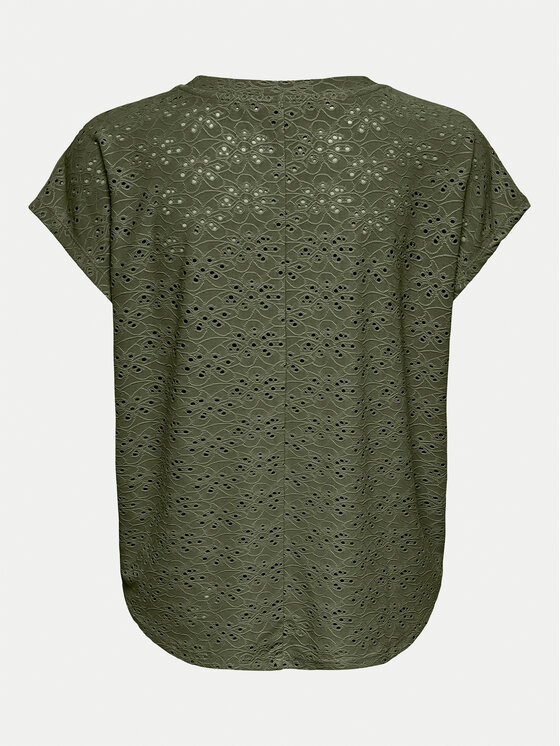 ONLY ONLY Särkpluus Smilla 15231005 Roheline Regular Fit