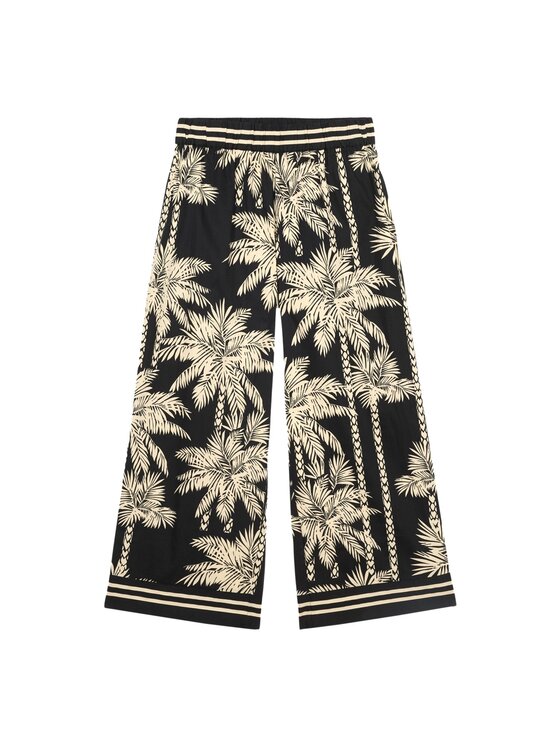 Oltre Oltre Pantaloni di tessuto P706J002274N0R2 Nero Baggy Fit