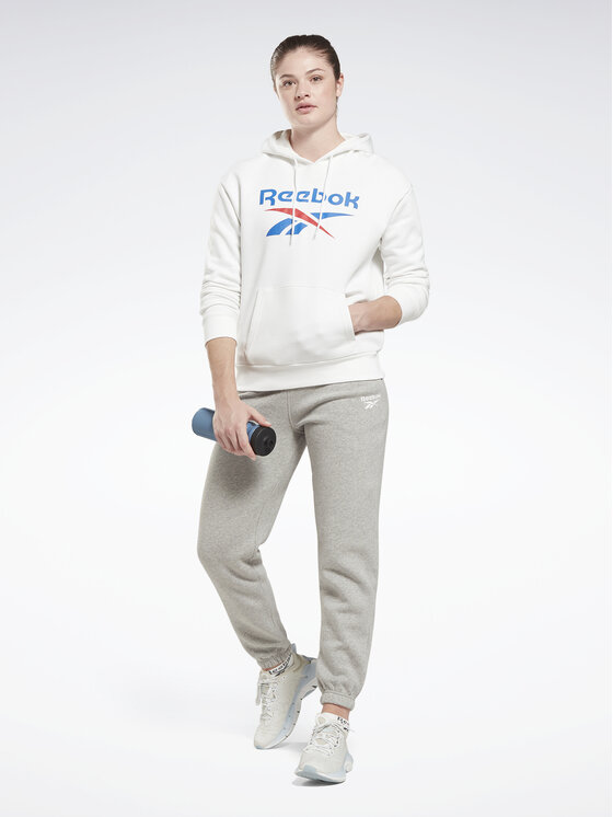 Reebok Reebok Sweatshirt Identity Big Logo H54749 Weiß Loose Fit