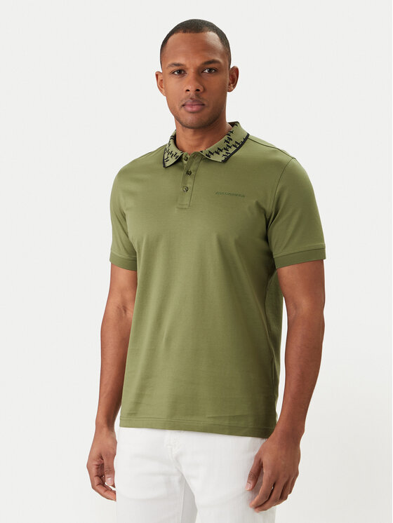 KARL LAGERFELD Tricou polo 745010 562200 Verde Regular Fit