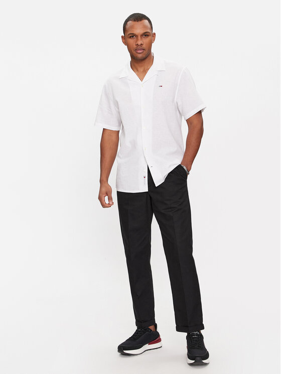 Tommy Jeans Tommy Jeans Camicia Camp DM0DM18963 Bianco Regular Fit