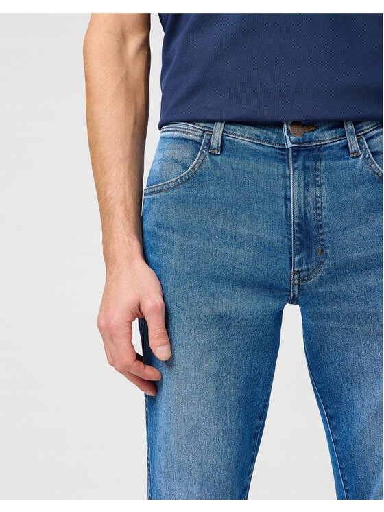 Wrangler Wrangler Jeansy Larston Niebieski Slim Fit