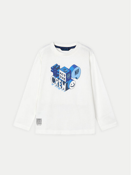 Mayoral Mayoral Bluse 4059 Écru Regular Fit