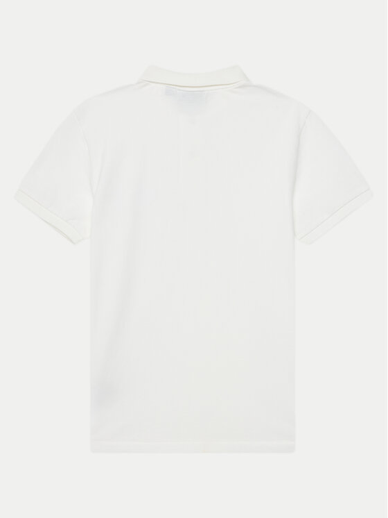 Napapijri Napapijri Тениска с яка и копчета Elbas 5 NP0A4G4N0021 M Бял Regular Fit