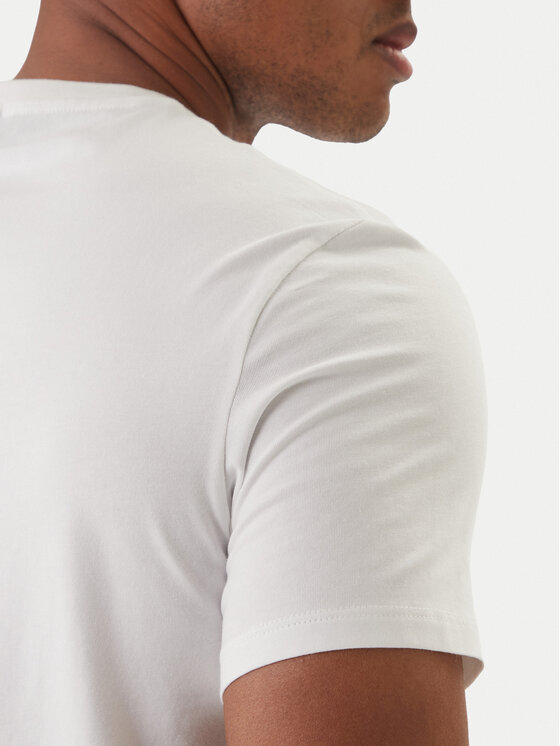 Calvin Klein Calvin Klein T-Shirt LV04LC240G Biały Slim Fit