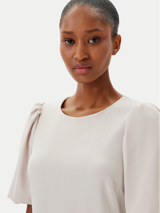 Haveone Haveone Koktel haljina AFS-N019 Écru Regular Fit