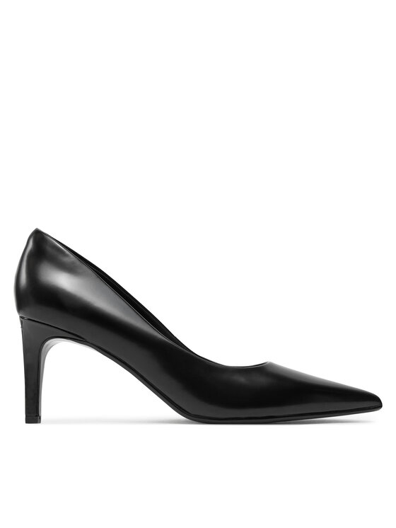 Calvin Klein Lodičky Heel Pump 70 - Brush L HW0HW02446 Čierna