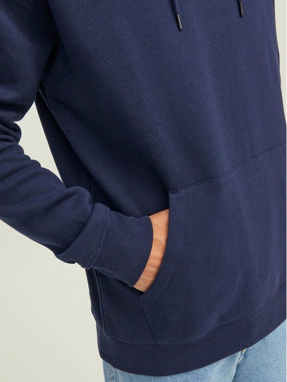 Jack&Jones Jack&Jones Majica dugih rukava Star 12208157 Tamnoplava Relaxed Fit