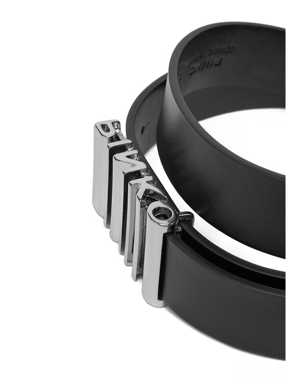 PINKO PINKO Ženski pas Lettering Belt 30mm 20251 PLT01 105209 A1AC Črna