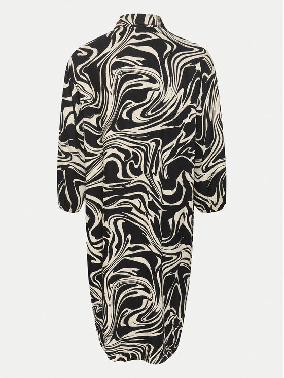 Kaffe Kaffe Φόρεμα πουκάμισο Carmen 10508329 Μαύρο Loose Fit