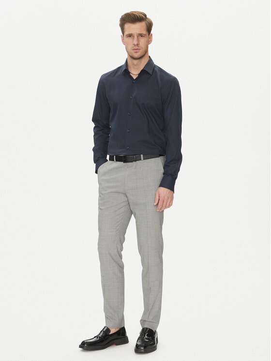 HUGO HUGO Koszula Kenno 50539707 Granatowy Slim Fit
