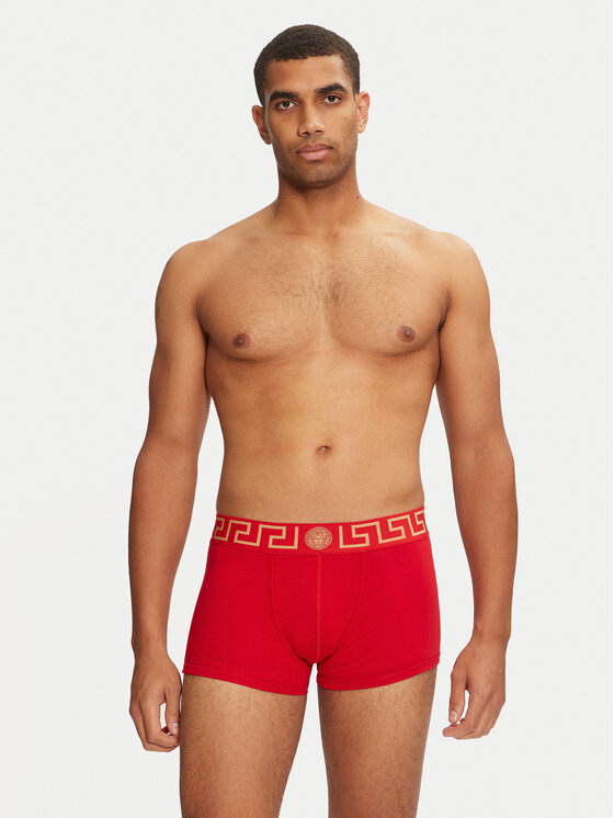 Versace Versace Bokserki AU10026 1A10011 Czerwony