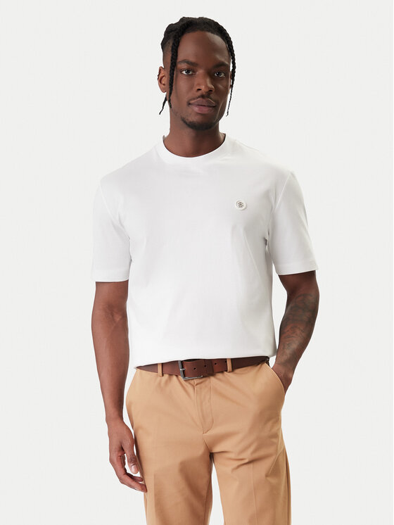 BOSS Tricou C-Taut 01 50555844 Alb Regular Fit