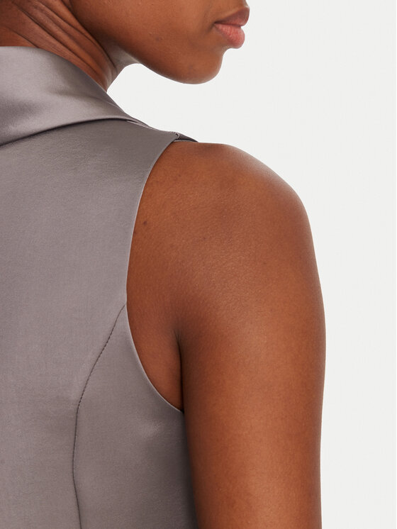 Rinascimento Rinascimento Ülikonna vest CFC0124958003 Beež Slim Fit