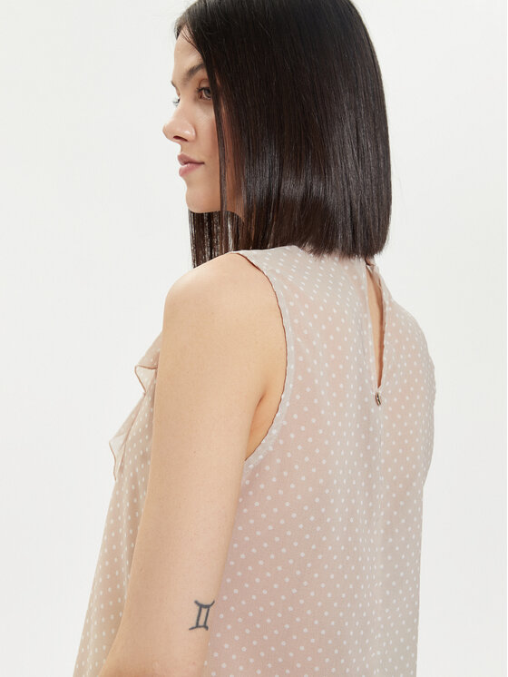 Rinascimento Rinascimento Blūze CFC0118527003 Bēšs Regular Fit