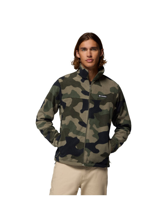 Columbia Columbia Felpa di pile Columbia Steens Mountain Printed Jacket Verde Regular Fit
