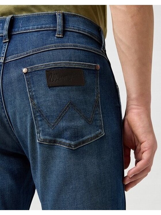 Wrangler Wrangler Jeansy LARSTON Niebieski Slim Fit