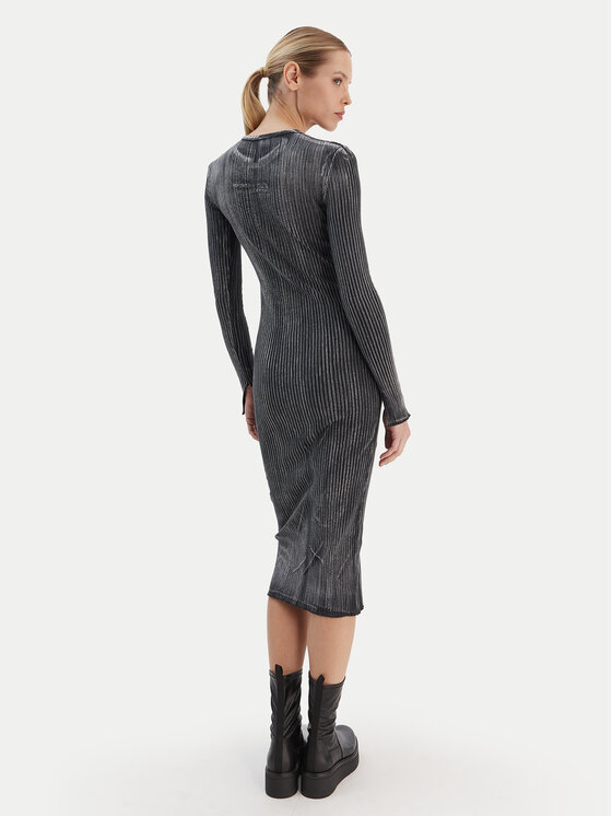 Karl Lagerfeld Jeans Karl Lagerfeld Jeans Ikdienas kleita B1W13055 Pelēks Slim Fit