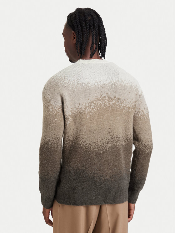 KARL LAGERFELD KARL LAGERFELD Sweter 655025 564307 Brązowy jasny Regular Fit