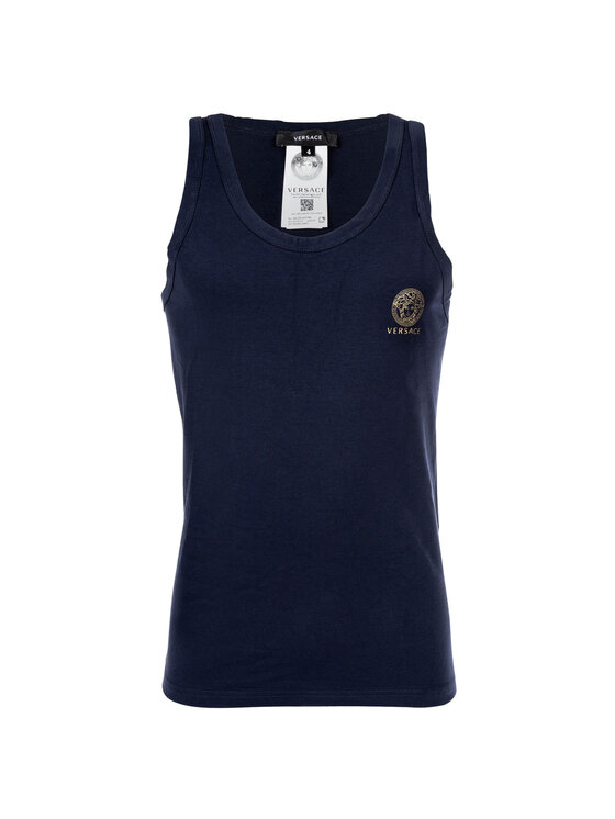 Versace Versace Podkoszulek 26548 Niebieski Comfort Fit