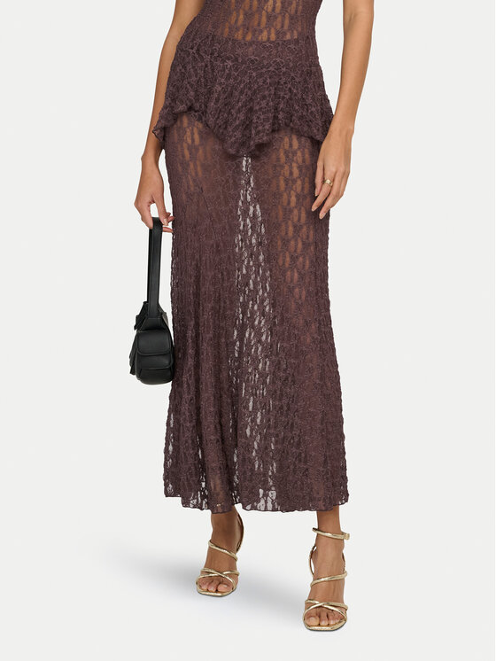 ONLY ONLY Fustă maxi Aya 15375833 Crem Regular Fit