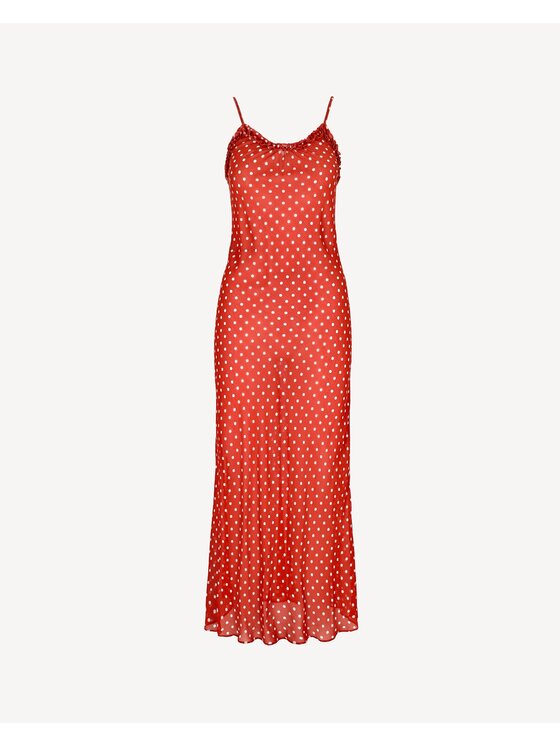 Castellani Castellani Sukienka codzienna Bosca Czerwony Regular Fit