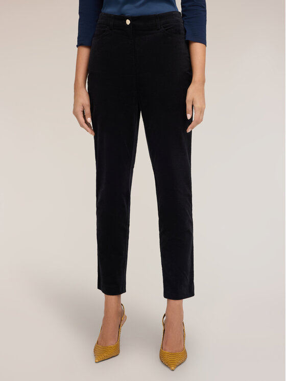 Motivi Motivi Pantaloni di tessuto P40BQ004995N033 Nero Flare Fit