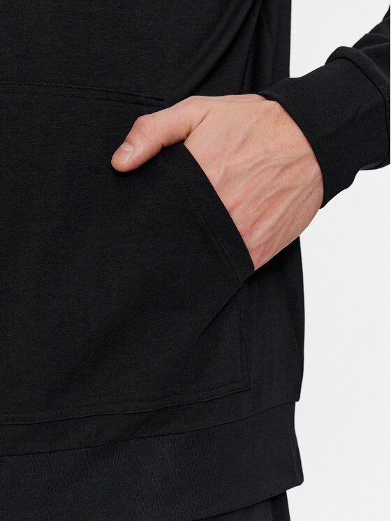 BOSS Boss Pulóver Mix&Match 50515392 Fekete Regular Fit