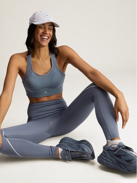 adidas by Stella McCartney adidas by Stella McCartney Legginsy 162961 Niebieski Fitted Fit